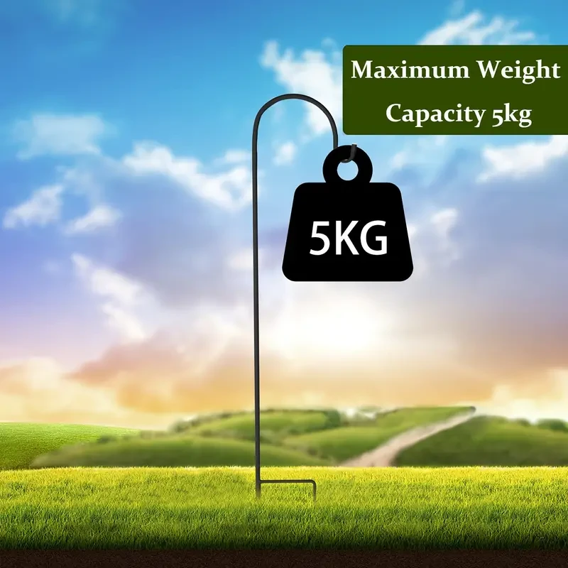 Set of 8 Shepherd Hooks - Rust-Resistant, 90cm