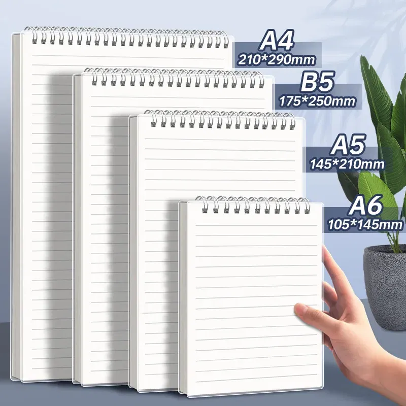 Color: Blue, Size: B5 - A4 A5 B5 Spiral book coil Notebook To-Do Lined DOT Blank Grid Paper Journal Diary Sketchbook For School Supplies Stationery
