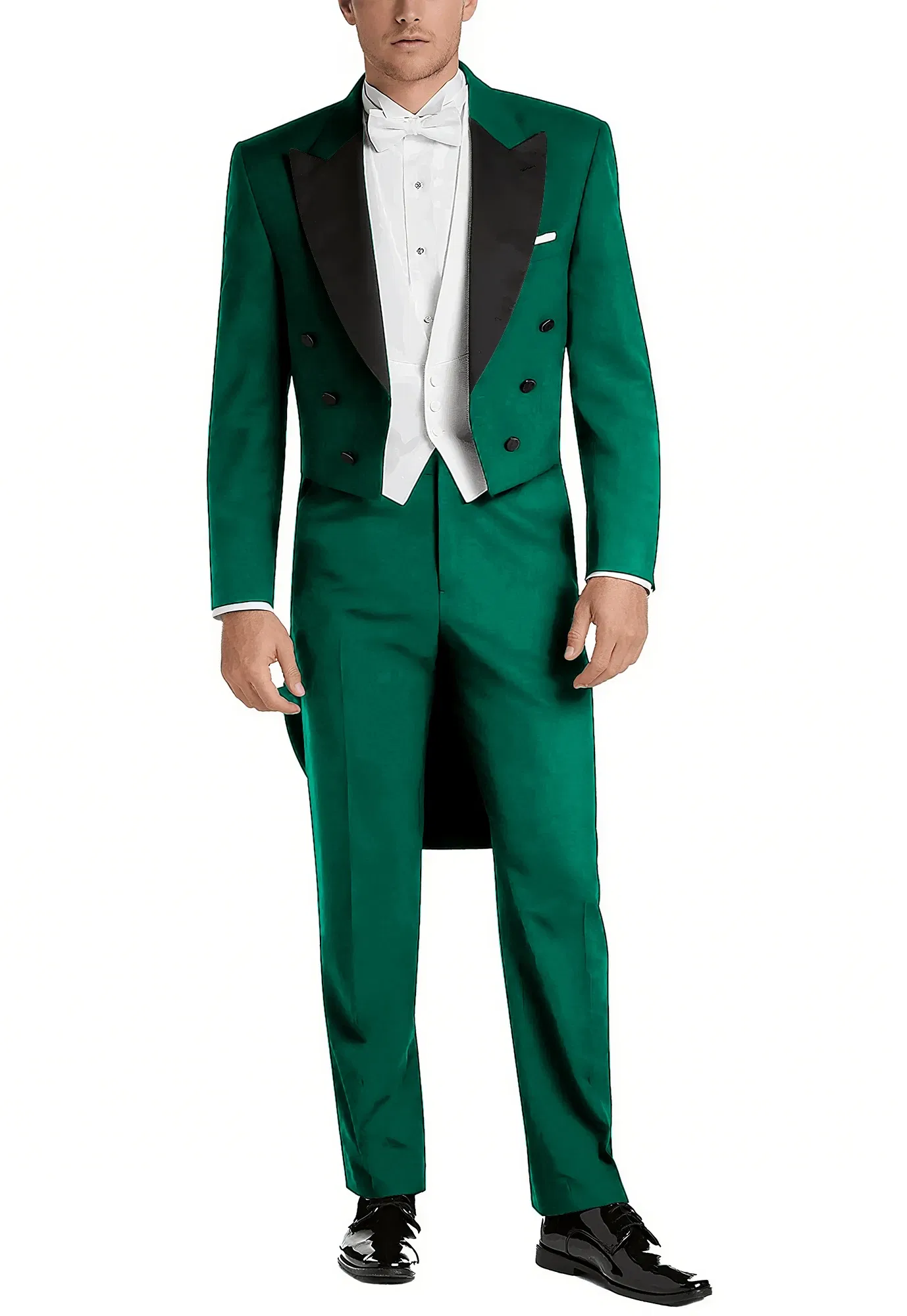 Color: Fuchsia, Size: XL - Italy Style Aristocratic Men Suit Three Pieces(Jacket+Pants+Vest) Hot-selling High-quality Double Breasted Male Clothing