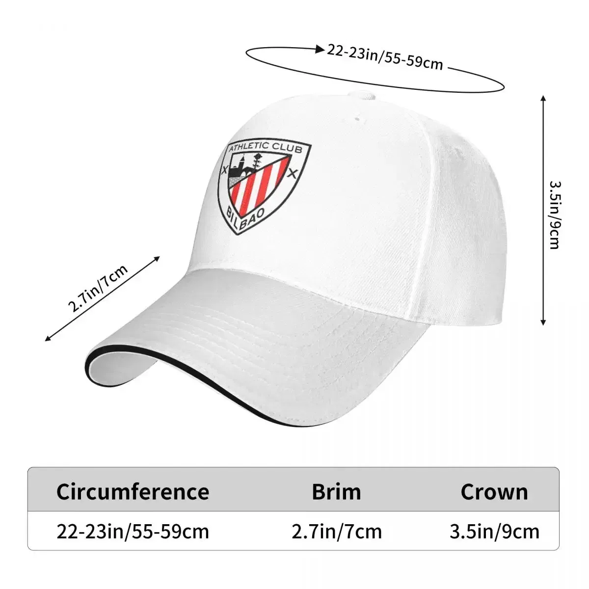 Color: Blue, Size: XS - Club The Los Leones Athletics Bilbao Baseball Cap Adult Hip-Hop Sun Hats Hat Breathable Polyester Sports Cap Summer Hat