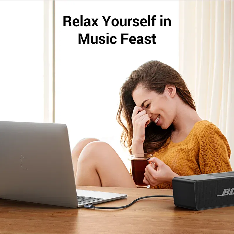 Color: black, Length: 2m, Ships From: CHINA - UGREEN 3.5mm Aux Cable 4 Pole TRRS 4-Conductor Auxiliary Male to Male Stereo Jack HiFi Support Microphone Function Audio Cable