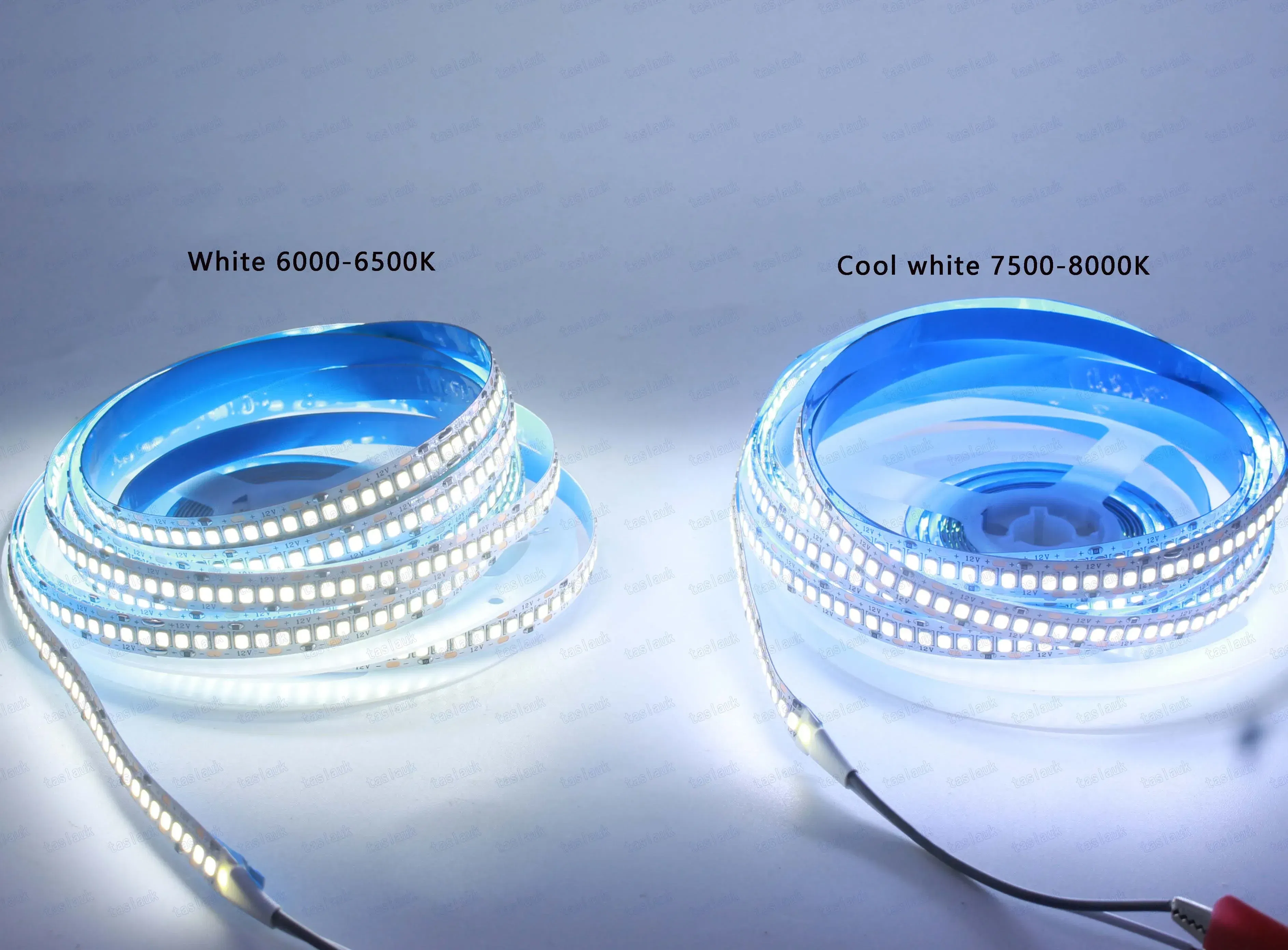 Emitting Color: Natural White, Color: Yellow - 1/2/3/4/5M 12V IP20 Non waterproof  2835 LED Strip 240 led Flexible light tape showcase led more bright LED strip white warm