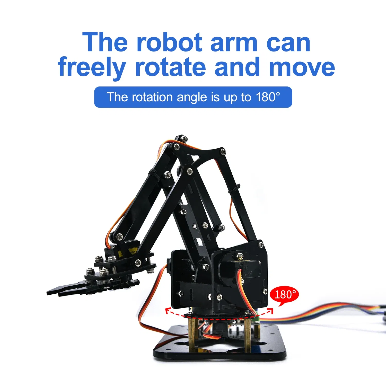 Color: Green Jade - Keyestudio Robot Arm Microbit Learning Kit With Microbit Board For BBC Micro:Bit Programming Learning Kit