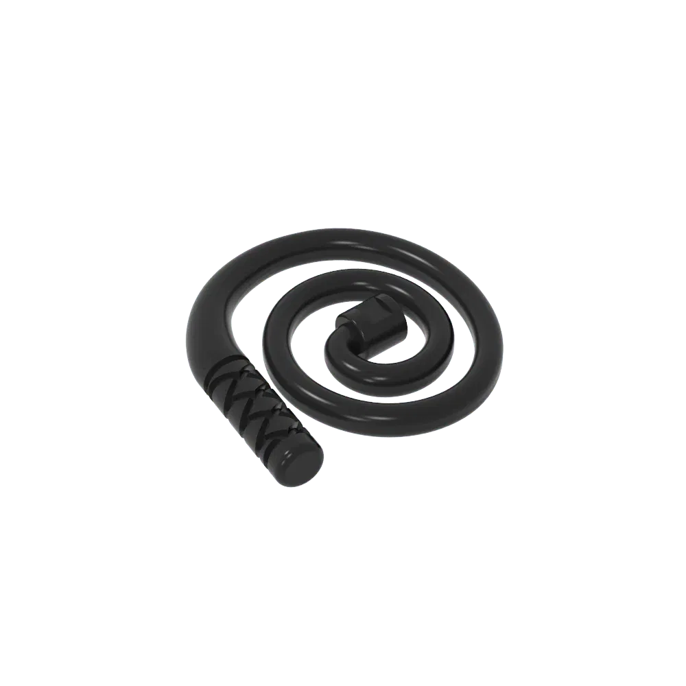 Color: Gold - Gobricks GDS-M300 Equipment Whip [Coiled] compatible with lego 61975 Assembles Building Blocks children's toys