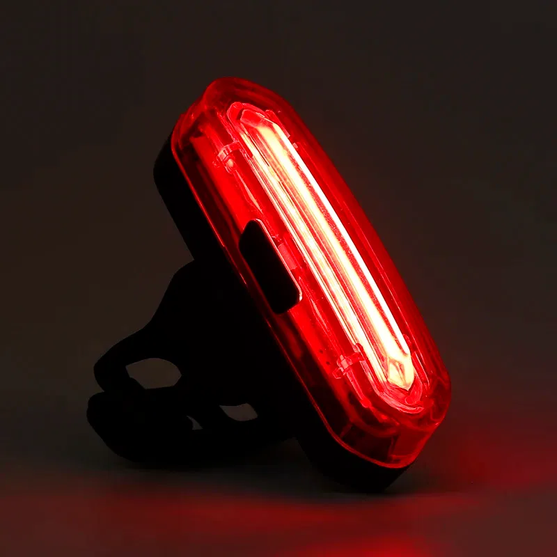 Color: Red - Cycling Tail Light Outdoor Highlight USB Charging Mountain Led Warning Bike Lights Tail Lamp Rear Light Bicycle Accessories
