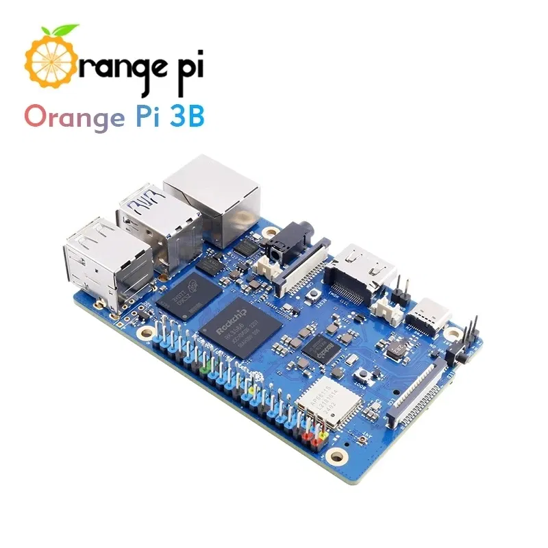 Bundle: Bundle 3, Color: Black - Orange Pi 3B 8GB 4GB 2GB RAM Rockchip RK3566 WiFi5+BT 5.0 Gigabit LAN Port Single Board Run Android Linux OpenHarmony OS Mini PC