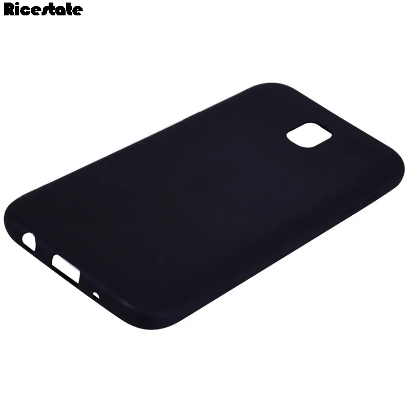 Color: black, Material: Microfiber - Solid color Case For Samsung Galaxy J5 J530 J3 J330 J7 2017 J730 J4 J6 Plus J8 2018 European version Matte Silicone soft case
