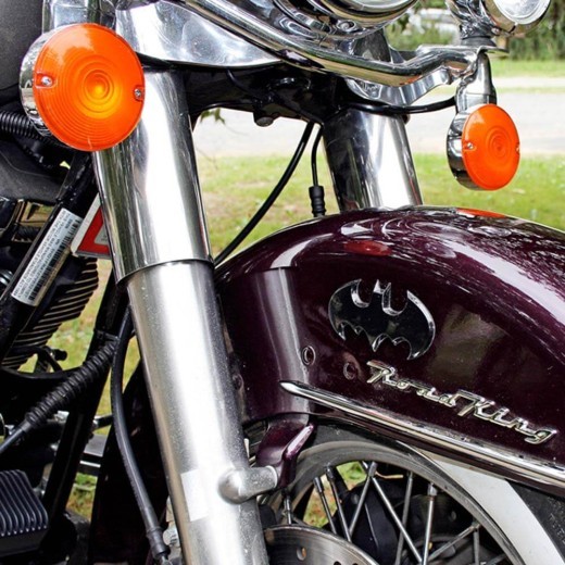 Fan Emblems DC Batman 3D Batwing Decal (Black)