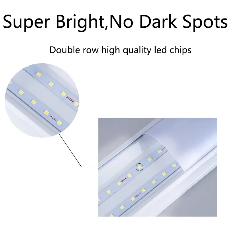 Emitting Color: changeable, Color: Yellow - 120cm T5 T8 Led Tube Light For Home 220V Led Lamp Tube Bar 40W 60W Cold White Warm Whtie 4ft Led Tube light 1200mm Tube lighting