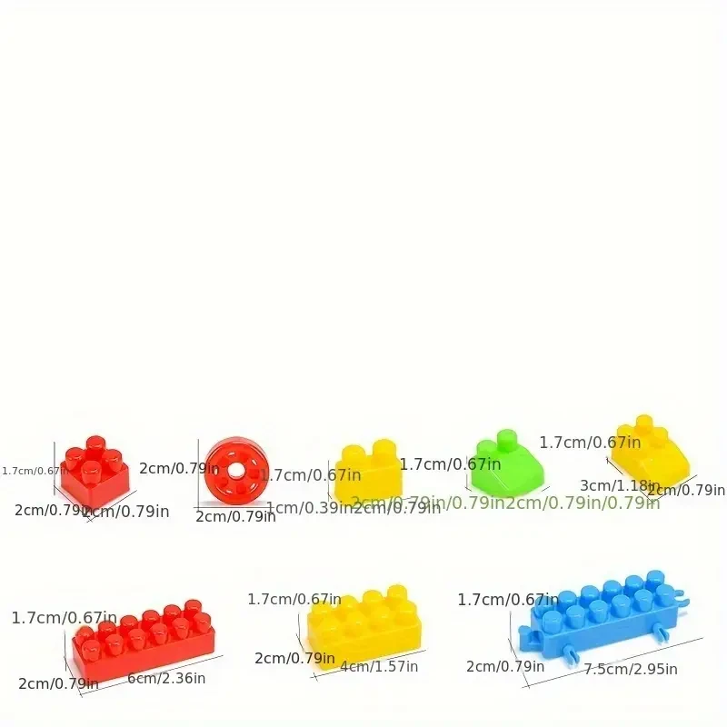 150pcs Educational Toy Blocks - Enhance Creativity & Motor Skills