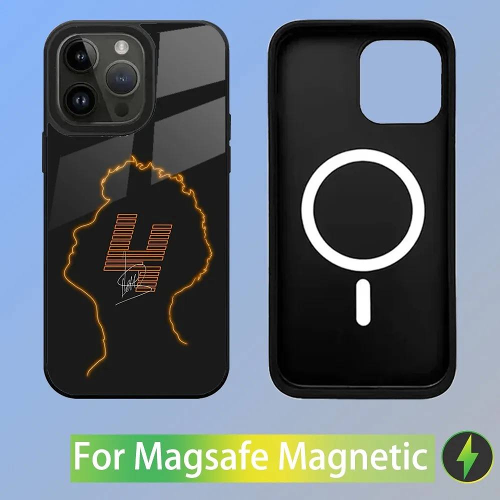 Color: GRAY, Material: PP - F1 Formula 1 L-Lando Norris Phone Case For iPhone 16,15,14,13,12,11,Plus,Pro,Max Mini Magsafe Magnetic Wireless Charging