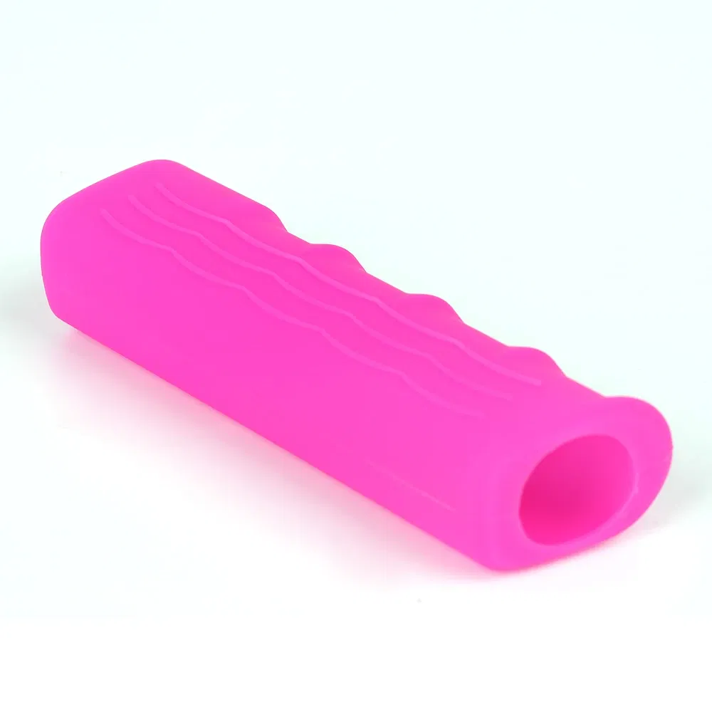 Color Name: PURPLE - Wholesale Cheap Price Car Interior Accessories Non Slip Comfortable Silicon Car Handbrake Lever Cover Anti Slip Hand Brake Cover