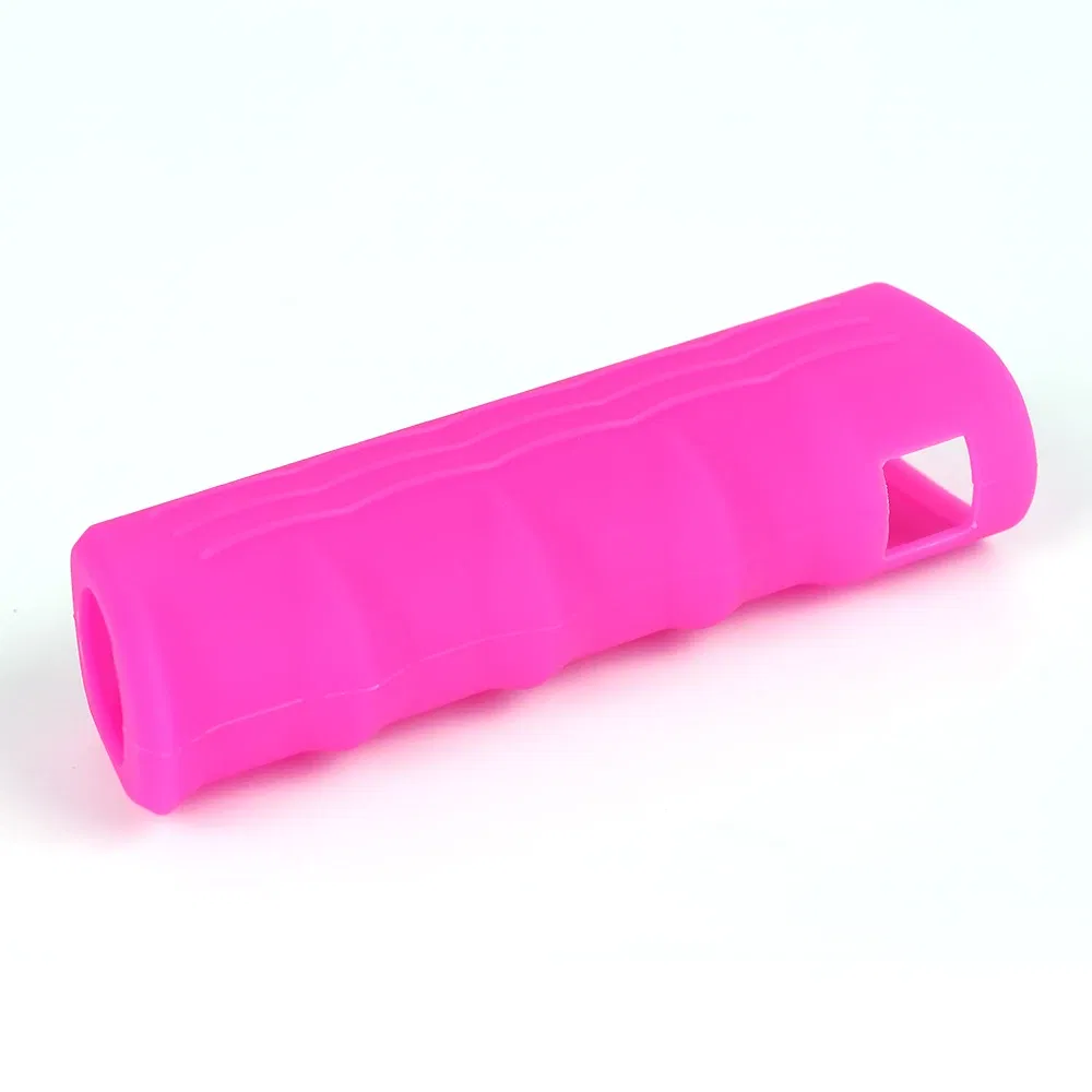 Color Name: PURPLE - Wholesale Cheap Price Car Interior Accessories Non Slip Comfortable Silicon Car Handbrake Lever Cover Anti Slip Hand Brake Cover