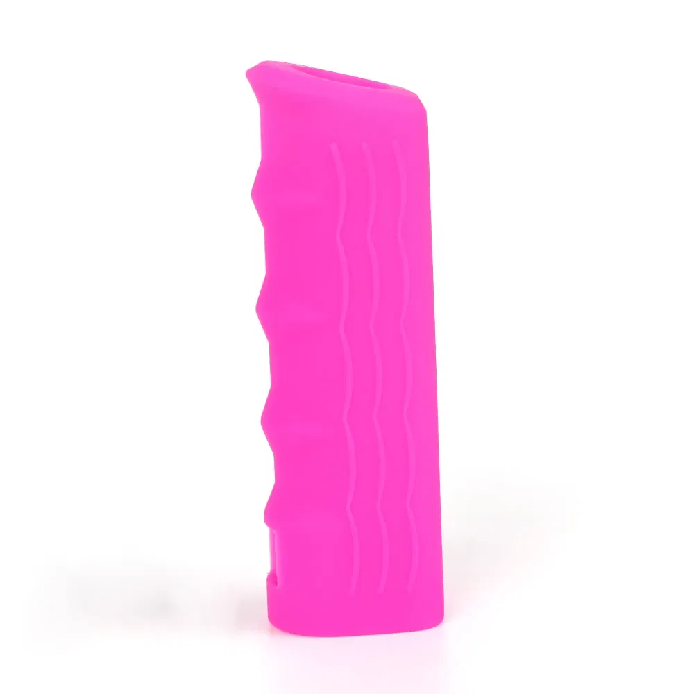 Color Name: PURPLE - Wholesale Cheap Price Car Interior Accessories Non Slip Comfortable Silicon Car Handbrake Lever Cover Anti Slip Hand Brake Cover