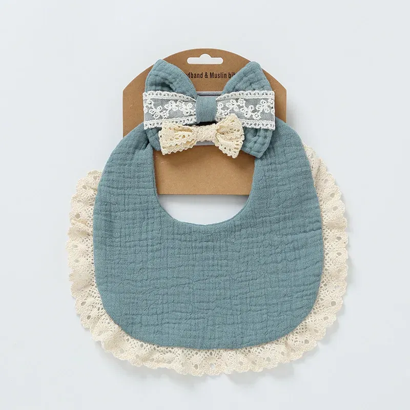 Color: Red, Kid Size: 3M - Personalized embroidered baby bib, baby pure cotton gauze bib, mouth in water, baby anti spitting, newborn bib, men's and women'
