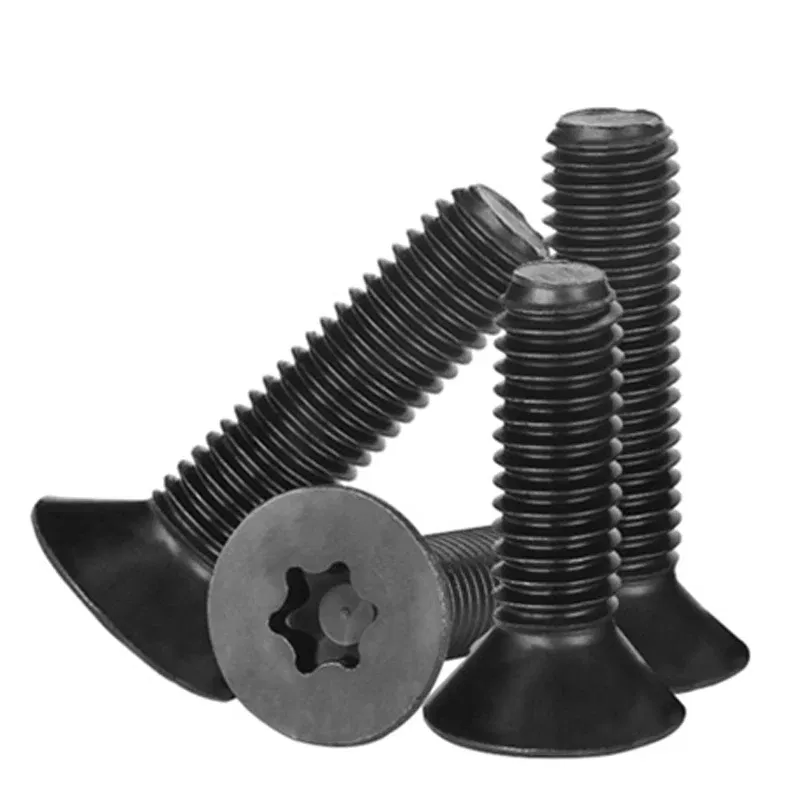 Size: M2.6, Length: 25mm - 10pcs/lot Flat Countersunk Screw Six Lobe Bolt Machine screw M2 M2.5 M3 M4 M5 M6 M8 M10 Black 304 Stainless Steel Torx Head