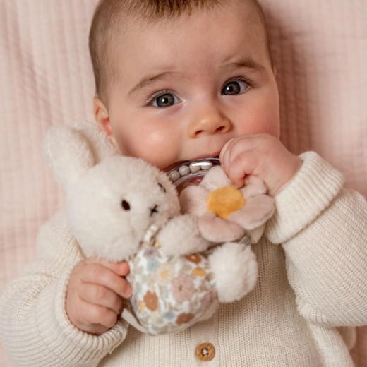 MIFFY VINTAGE FLOWERS RING RATTLE