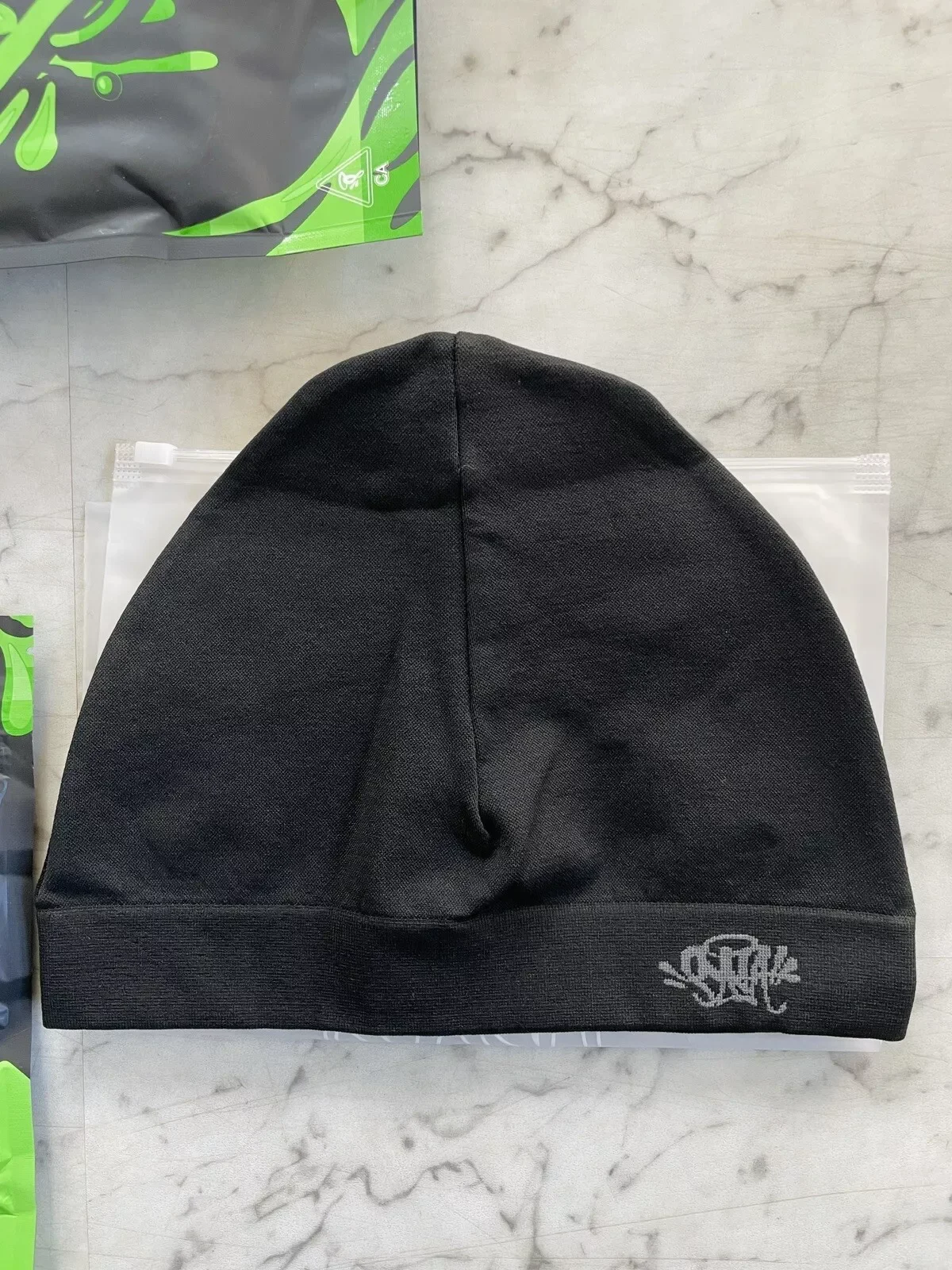 Color: WHITE - Central Cee Syna Running Cap Syna World Skull Hat 2023 New Knitting Syna Beanie Hat Men Women Paragraph Quality Cap Beanies