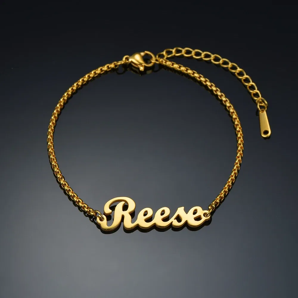Metal Color: MULTI, Length: 17cm, Main Stone Color: Silver - Atoztide Personalized Custom Name Bracelet for Women Men Stainless Steel 10mm Cuban Chain Nameplate Handmade Bangle Jewelry Gift