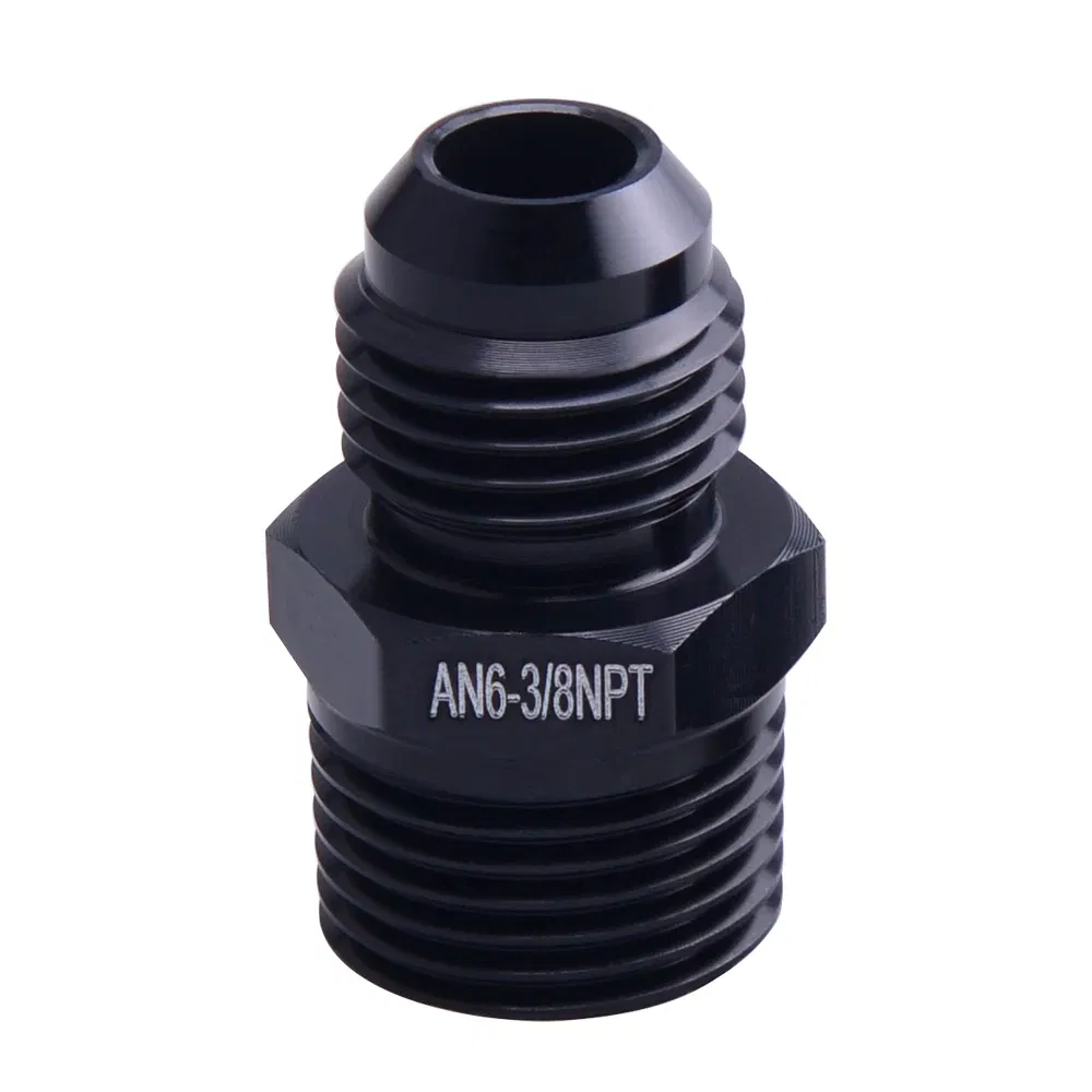 Color: Yellow - Oil Hose Straight Fitting Hose Adapter Oil Cooler Fitting An6 to An6 An8 An10 1/2 1/8 3/8 1/4 NPT 5/16,AN10 AN8 to 9MM M18 M12