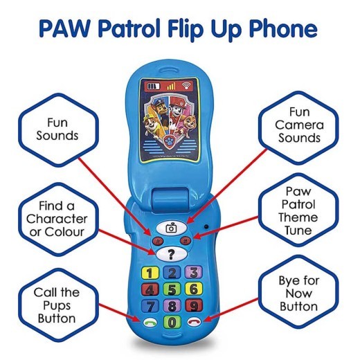 PAW PATROL FLIP UP PHONE
