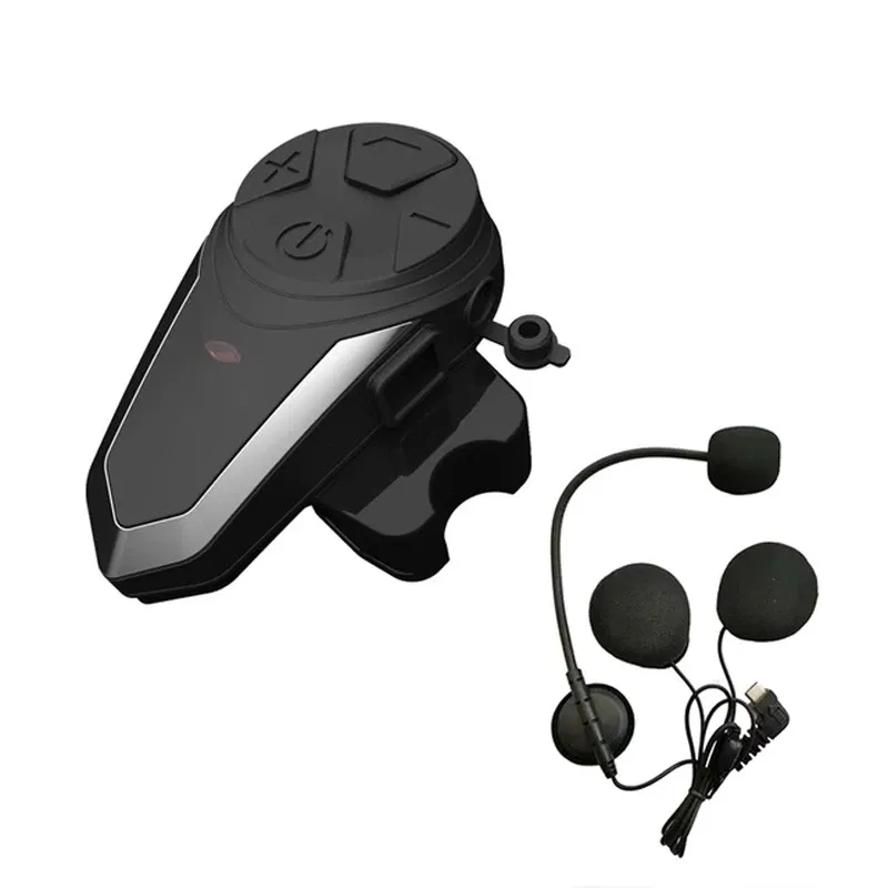 Color: Blue - BT-S3NS Motorcycle Helmet Intercom Moto Helmet BT5.0 Headset Waterproof Intercomunicador BT Interphone FM