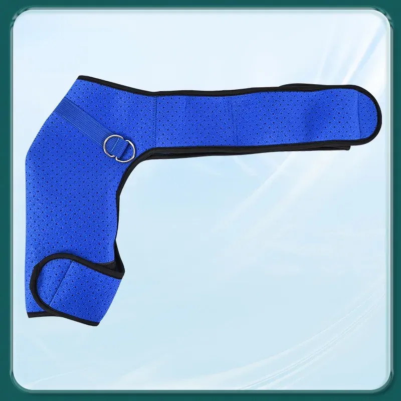 Color: Silver, Size: Multi Size SML - Adjustable Shoulder Support Band Elbow Joint Clavicle Fracture Fixation Strap Pain Relief Shoulder Droop Arm Injured Guard Sling