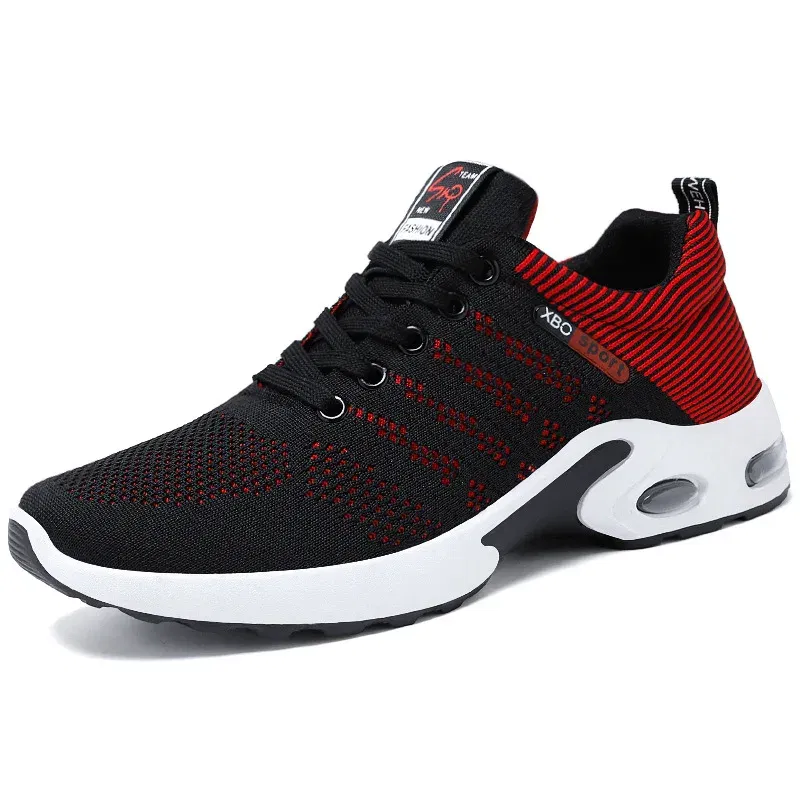 Color: Blue, Shoe Size: 44 - sneakers Men 2025 new men's shoes lace-up running shoes Light casual sneakers