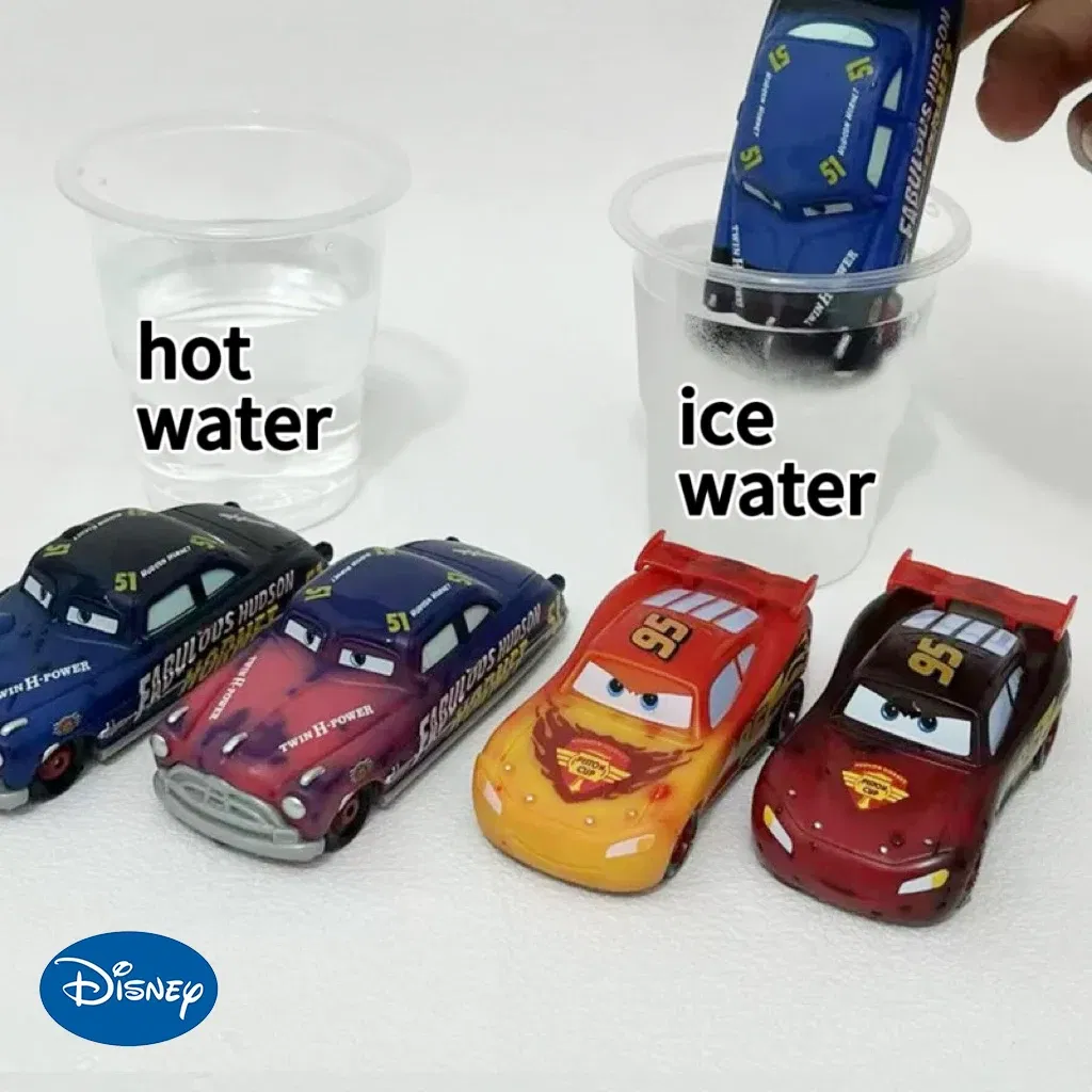Color: Multicolor - Pixar Cars 3 Temperature-variable Model Disney Lightning Mcqueen Racing Family Mack Uncle Car Toy Boy Girl Children Toys Gift