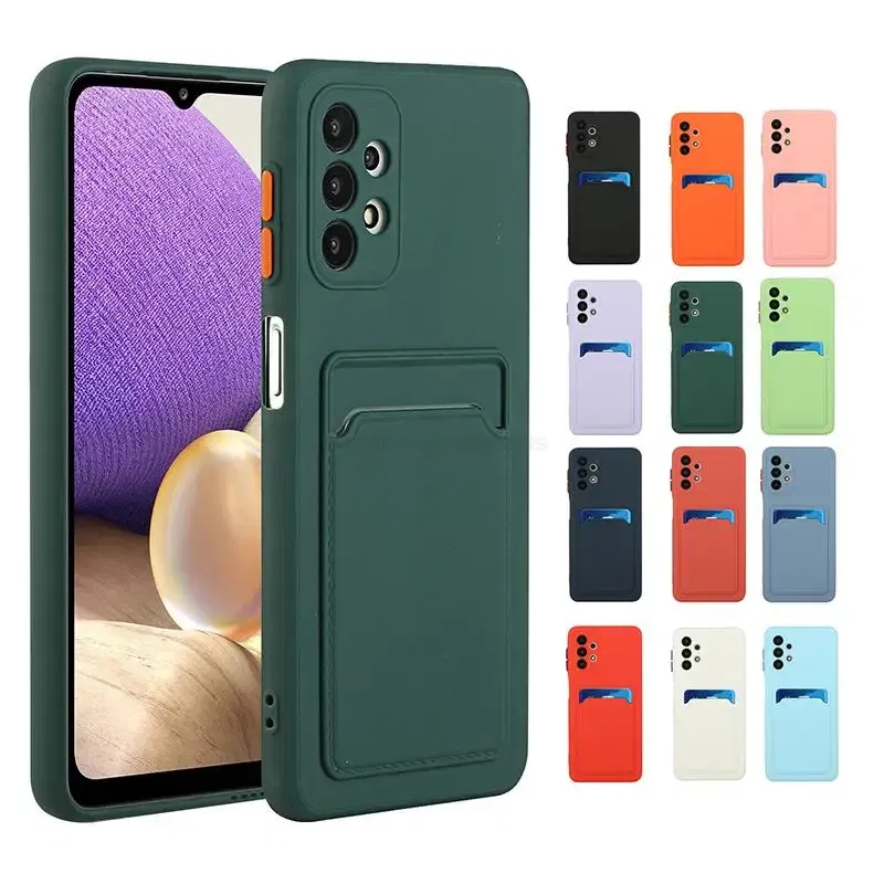 Color: Ivory, Material: Other - Card Holder Wallet Case For Poco M4 Pro Cases For Xiaomi Poco M 4 Pro M4Pro PocoM4 Pro 5G NFC Shockproof Liquid Silicone Cover
