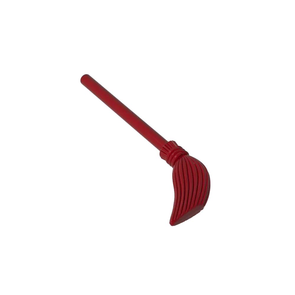 Color: Wood - Gobricks GDS-2075 Equipment Brush / Broom compatible with lego 4332 Assembles Building Blocks children's toys