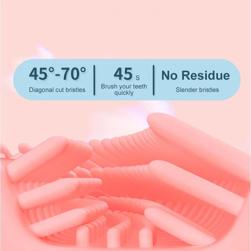 Color: Ivory, Ships From: CN - Sonic Electric Toothbrush Kids U-shaped Smart 360 Degrees Ultrasonic Tooth Brush Teeth Whitening For Children IPX7 Waterproof