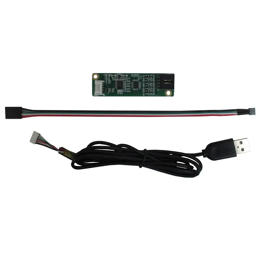 Color: black - 3.5/4.3/5/6.2/7/8/9/10.1 Inch Raspberry Pi Industrial Equipment PC Car Resistance Digitizer Touch Screen Panel USB Driver Board