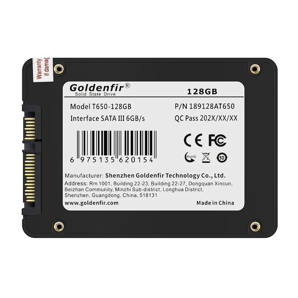 SSD Capacity: 4000GB - Goldenfir 2.5 Solid State Drive 120GB 128GB 240GB 360GB 480GB 512GB 720GB 1TB 2TB Original SSD T650 Series Black