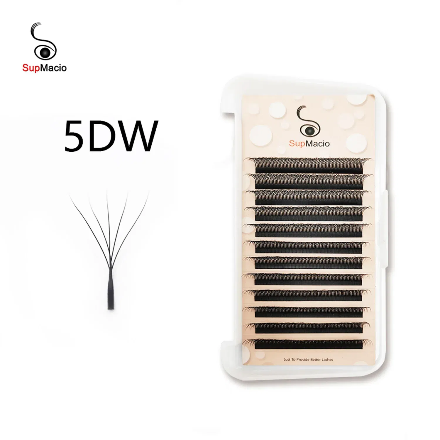 Curl: C, Thickness: 0.07mm, Length: 13mm - Eyelashes W 5d W Lashes 5d Cilios 5d Wire Bundles 0.07 8-15 Mix 5dw Eyelashes 5 D W Eye Lash Extensions Eyelash Natural Lashes
