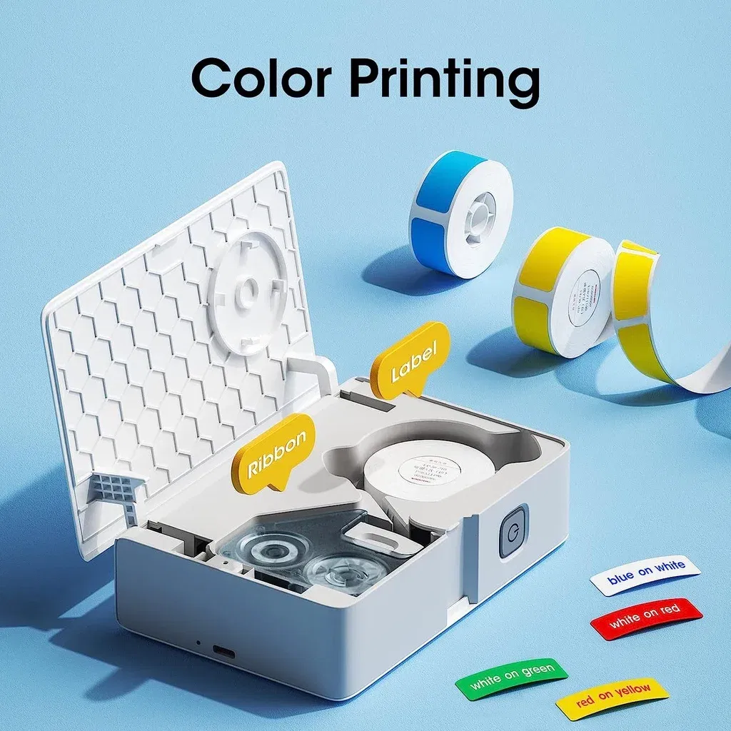 color: pink - NIIMBOT B18 Printer label,Tapes for Thermal Transfer Label Printer/Color label , for a long time without fading,14x30mm series.