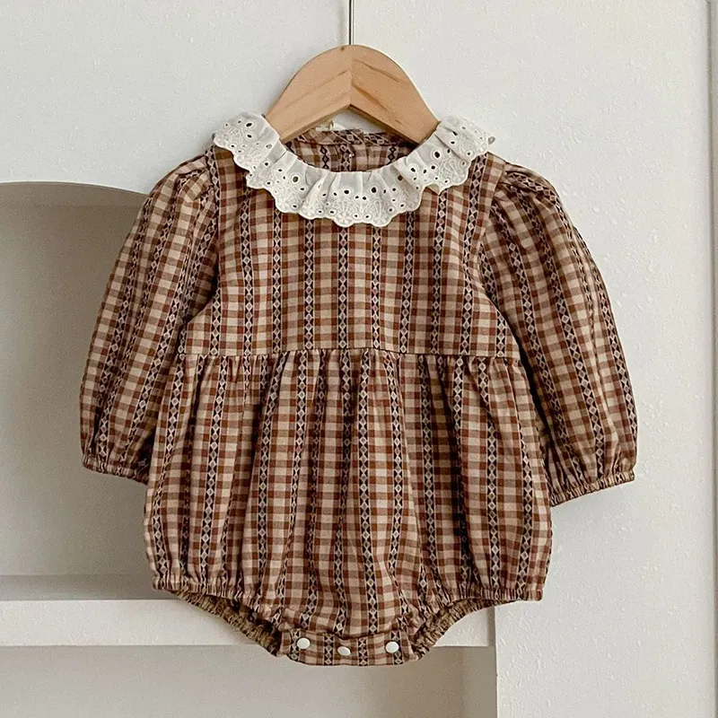 Color: PURPLE, Size: Mother 5XL - Spring Baby Girls Long Sleeve Sweet Sisters Flower Print Dress Autumn Infant Rompers Kids Baby Girls Princess Clothes Rompers