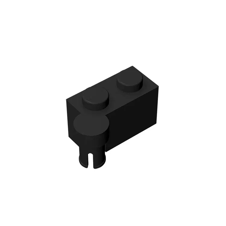 Color: Clear - Gobricks GDS-810 HINGE 1X2 UPPER PART compatible with lego 3830 children's DIY Educational Building Blocks Technical