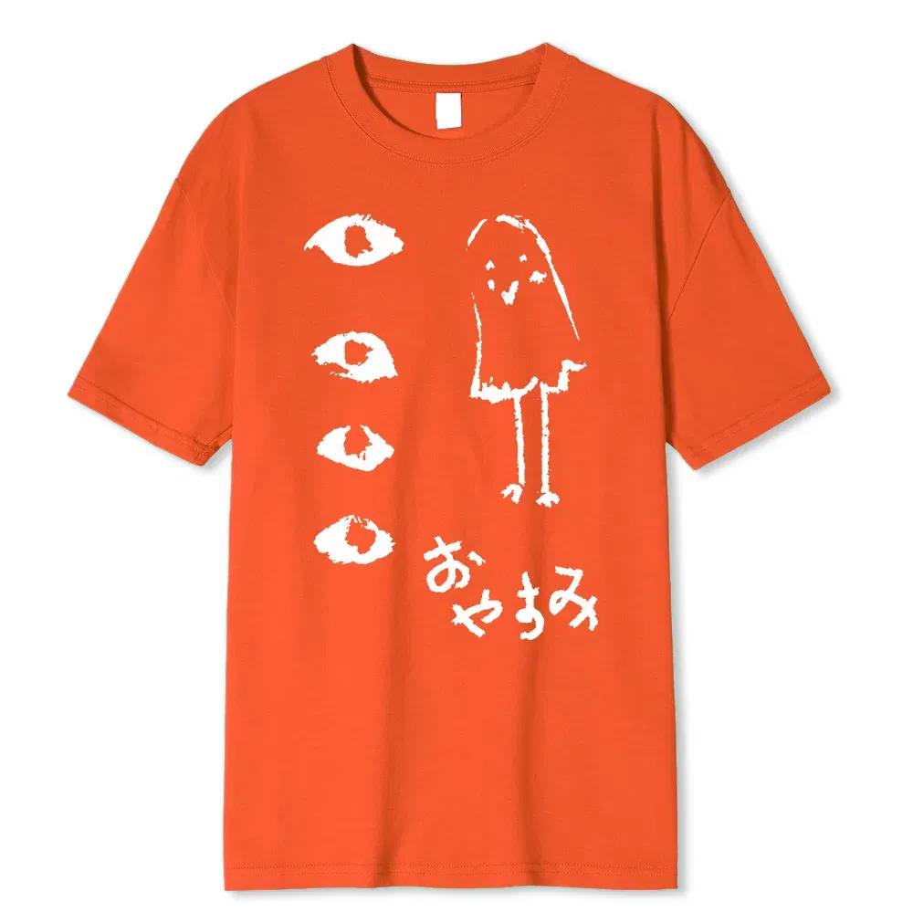 Color: MULTI, Size: L - Oyasumi PunPun Modal Print T-Shirts Funny Anime Streetwear Camisetas Men Women Short-sleev Fashion Harajuku Cartoon Tee Shirt