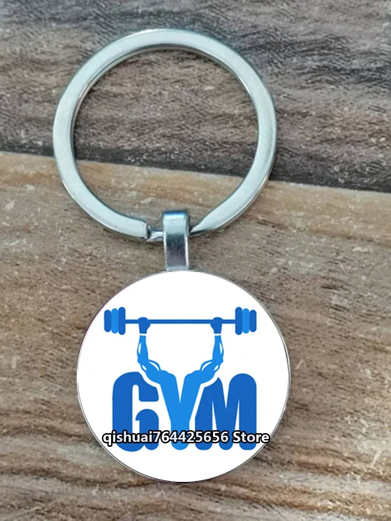 Color: GRAY - Gym Keyring Keychain Suitable For Bodybuilding Athletes Heavy Men Boys Bodybuilding Sports Unisex Men Tactical Rock Keyring Keyc