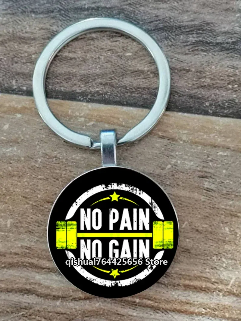 Color: GRAY - Gym Keyring Keychain Suitable For Bodybuilding Athletes Heavy Men Boys Bodybuilding Sports Unisex Men Tactical Rock Keyring Keyc