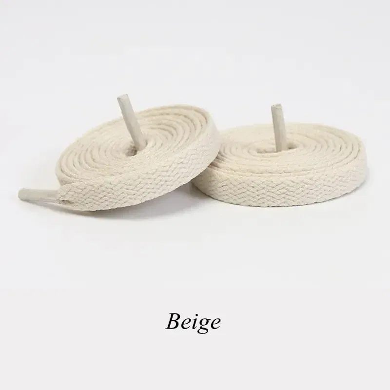 Color: Beige, Ships From: CHINA, Length: 160cm - 1pair Flat Shoelaces Classic Shoe Laces Fit Fashion Solid Sports Shoelace Casual Unisex Shoe Strings Shoe Accessories