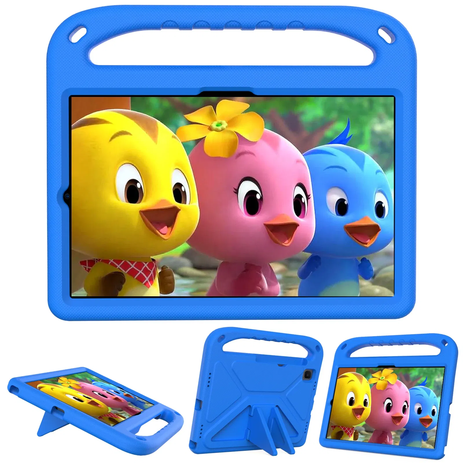 Color: green, Size: Sixteen - Kids tablet case for Samsung Galaxy Tab S9FE+ S9+ S9 S8 S8+ S7FE S7+ A7Lite S5e S6 Lite A9+ A9 A8 A7 T510 T307U Child shel