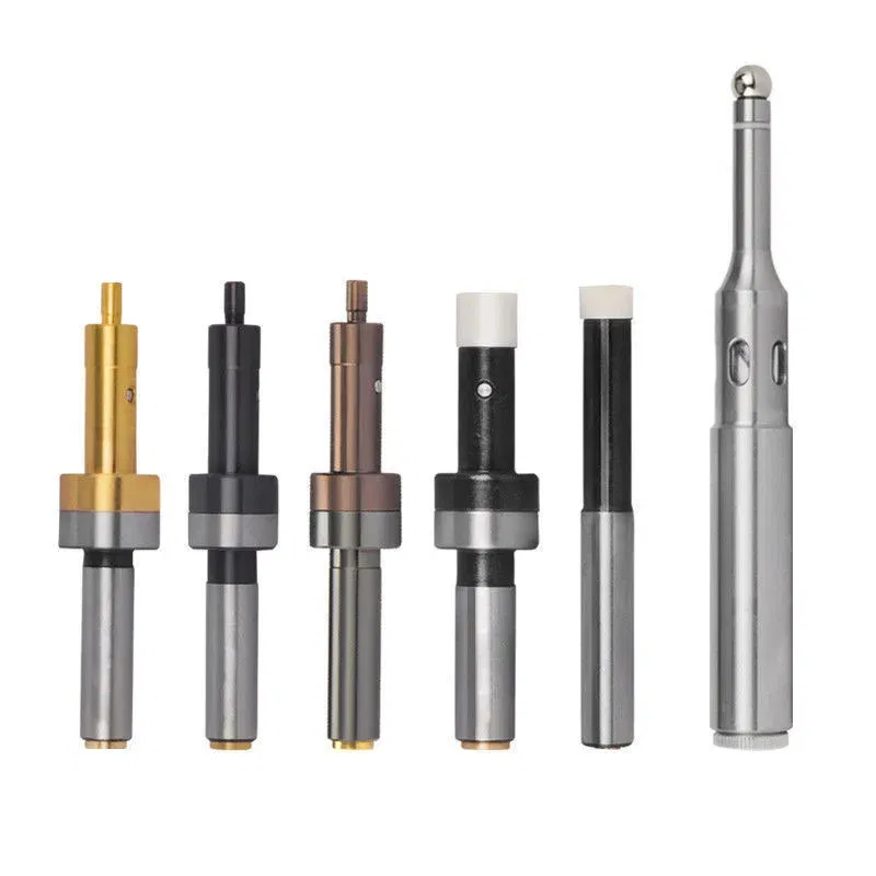 Color: Silver - Non-magnetic mechanical Edge Finder Ceramic Touch Point 10mm Locate Work Edges for Milling Lathe CNC machine tool 1pc