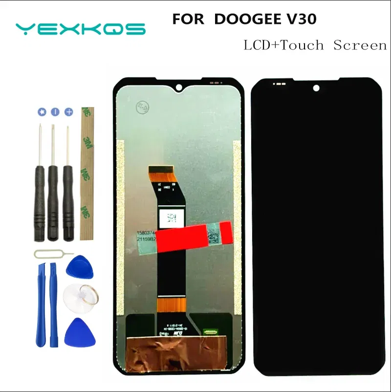 Color: Wheat - New Original For DOOGEE V30 V30T V30Pro V31 GT S100 Pro S110 V Max S108LCD Display+Touch Screen Display Module RepairReplacement