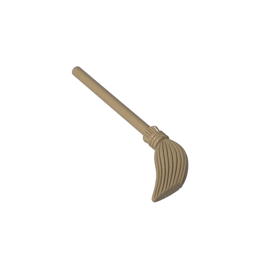 Color: Blue - Gobricks GDS-2075 Equipment Brush / Broom  compatible with lego 4332 Assembles Building Blocks children's toys