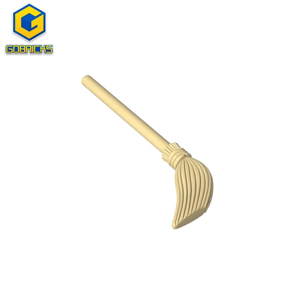 Color: Blue - Gobricks GDS-2075 Equipment Brush / Broom compatible with lego 4332 Assembles Building Blocks children's toys