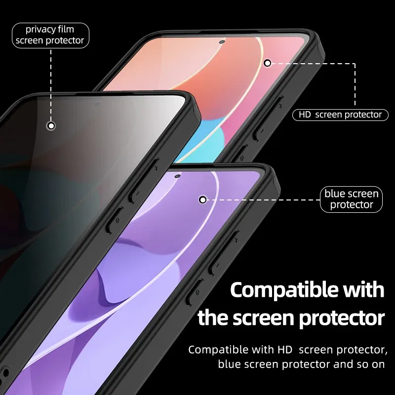 Color: Clear, Material: ABS - Matte & Clear Magnetic Wireless Charging Armor Magsafe Case For Xiaomi 14 13T Mi 13T 14 Mi13T Pro Military Shockproof Back Cover