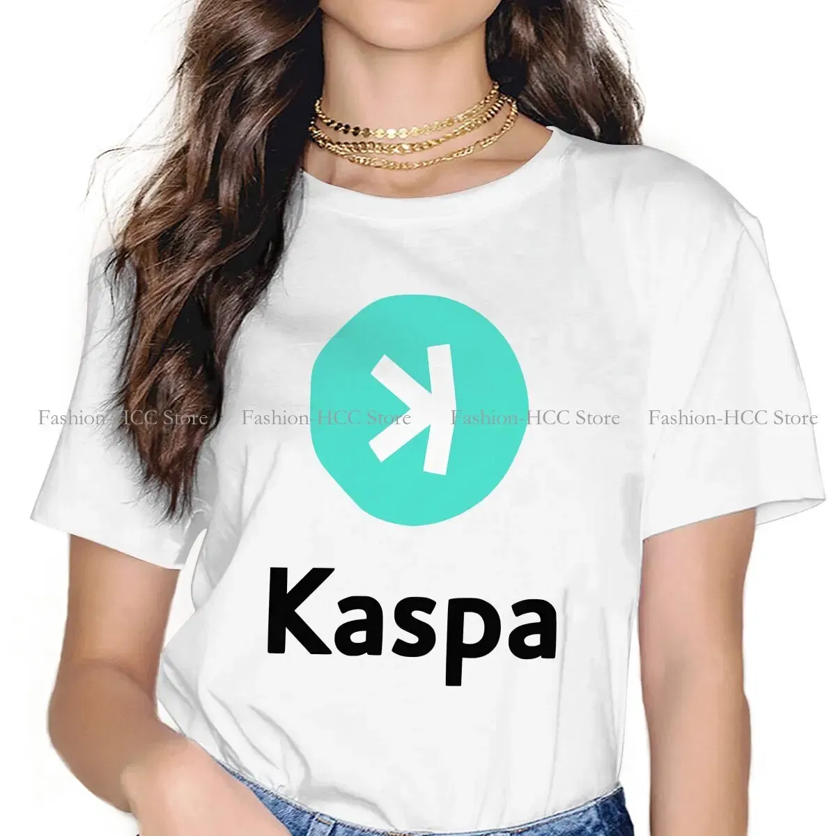 Color: black, Size: XXL - Kaspa Kas Special Polyester TShirt Bitcoin Top Quality New Design Gift Clothes  T Shirt Stuff