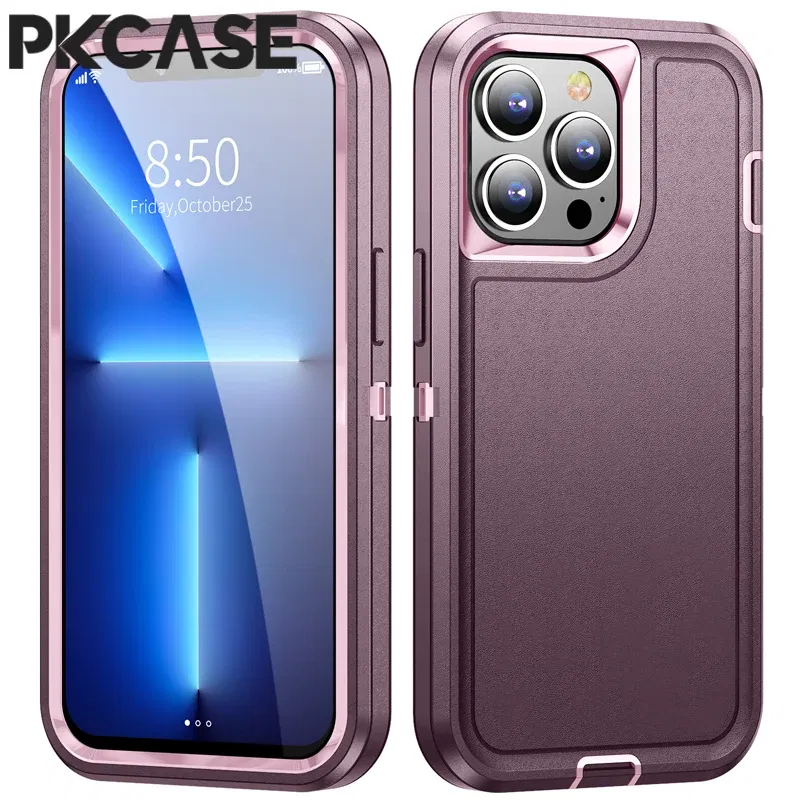 Color: Gold, Material: Genuine leather - PKCASE Shockproof Case For iPhone 13 Mini 12 11 Pro Max 6 7 8 Plus Bracket Protective Cover For iPhone X XS XR SE 2020 2022